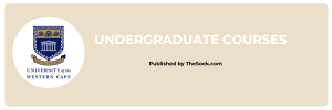 University of the Western Cape Undergraduate Courses