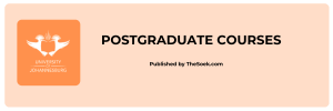 University of Johannesburg Postgraduate Courses