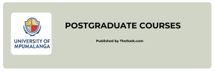 University of Mpumalanga Postgraduate Courses