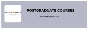 Nelson Mandela University Postgraduate Courses